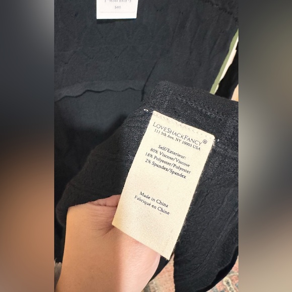 LoveShackFancy LAVENDER POINTELLE KNIT MINI DRESS, brand new with tags, no flaws - Picture 8 of 11